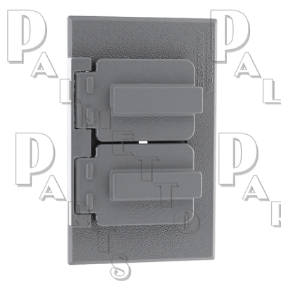 Duplex Receptacle Cover Aluminum