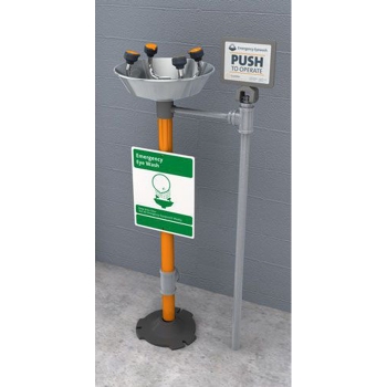 Guardian Freeze-Resistant Wide Area Face/Eyewash -Pedestal Mount