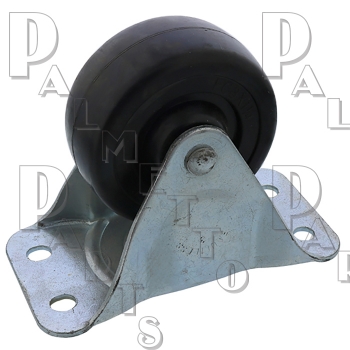 3x1-1/4 Rigid Rubber Caster