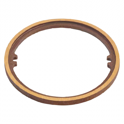 JR Smith 5" Floor Drain Grate Extension Ring with Screws<BR>Plain Brass Finish