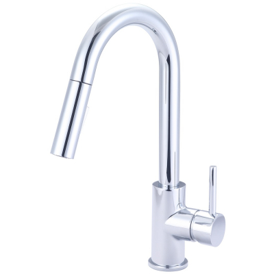 Single Handle Pull-Down Kitchen Faucet -Chrome