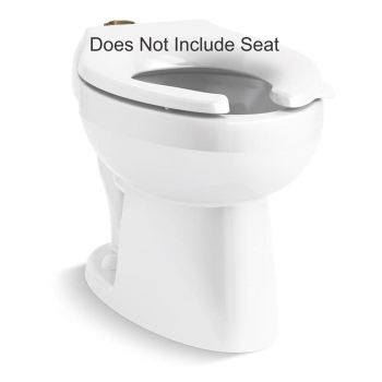 Kohler Floor Mounted Floor Outlet Top Spud Toilet - Std Height