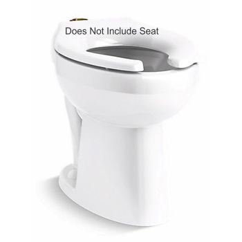 Kohler Floor Mounted Floor Outlet Top Spud Toilet - ADA Height