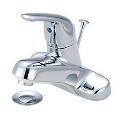 SL Lavatory Faucet 4" Centers with Pop Up Assembly -Chrome