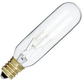 15W Clear Exit Light Bulb Candelabra Base