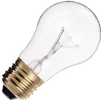 25w A15 Clear Appliance Bulb 130W