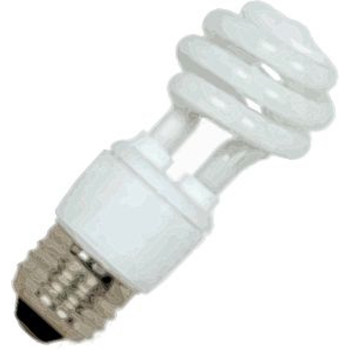 9W Mini-Spiral CFL 2700K Medium Base