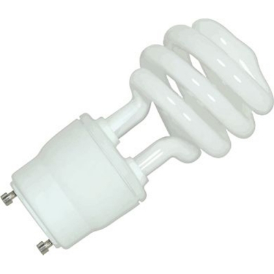 13W Mini-Spiral CFL 4100K GU24 Base