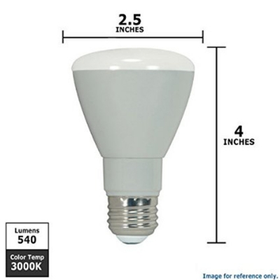 LED 6.5w R20 LED 4000K 25000 hrs Equal to 50W Incandescent