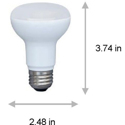 LED R20 6.5W- 5000K- dimmable