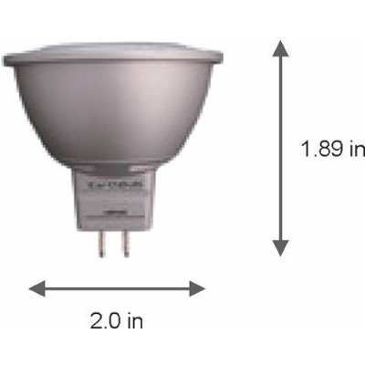 5W LED MR16 GU5.3 -5000K- 40*