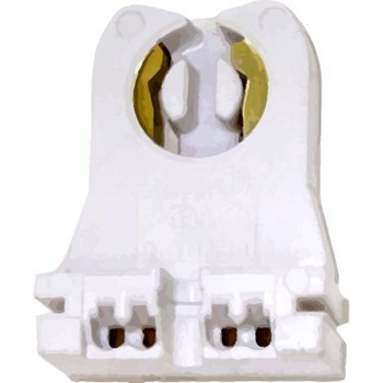 Low Profile Medium Bi-Pin Fluorescent Socket
