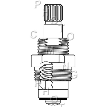 P E Guerin* Tub &amp; Shower Replacement Stem RH -RH H or C