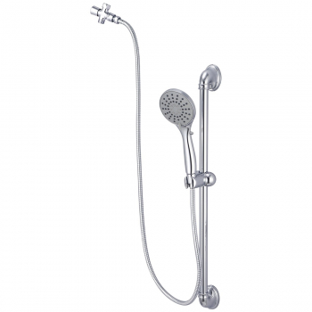 Handheld Shower Set w/ 24&quot; Bar &amp; Diverter