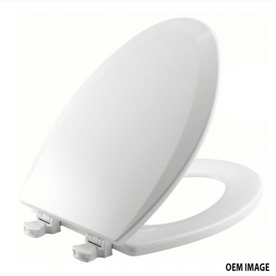 Regular Economy Toilet Seat -Closed Front W/ Cover -White