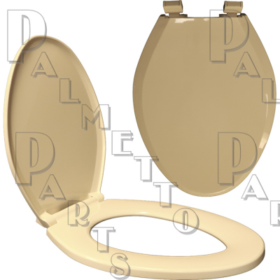 Elongated Slow Close Toilet Seat -Bone