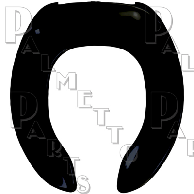 Regular Toilet Seat -Black