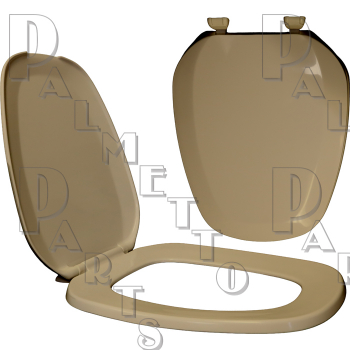 Eljer* Elongated Toilet Seat -Nat