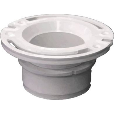 Threaded Adjustable PVC Flange 3" x 4"