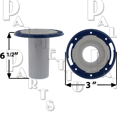 3" Inside Closet Flange w/ Metal Ring