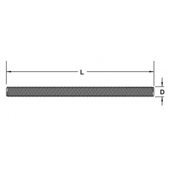 Closet Carrier Stud 5/8&quot; x 9&quot;