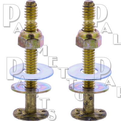 Brass Bolts 1/4" x 2-1/4"  (Pair)