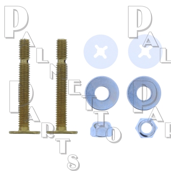 Brass Closet Bolts 5/16&quot; x 2-1/4&quot; (Pair)