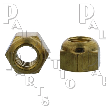 5/16&quot; Closet Bolt Acorn Nut - NP Brass