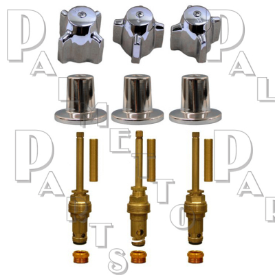 Central Brass* 3 Valve Tub & Shower Rebuild Kit