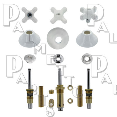 Crane* 3 Valve Tub & Shower Rebuild Kit