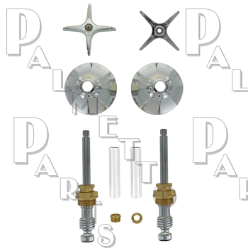 Crane-Repcal* Cross Handle 2 Valve Tub &amp; Shower Rebuild Kit