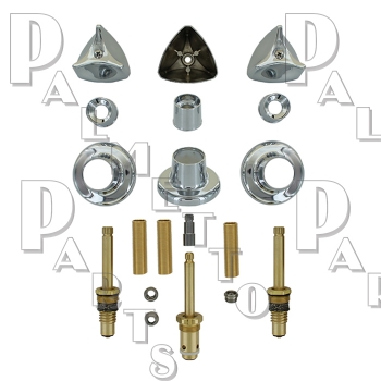 Crane-Repcal* 3 Valve Tub &amp; Shower Rebuild Kit