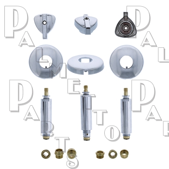 Eljer* 3 Valve Tub &amp; Shower Rebuild Kit