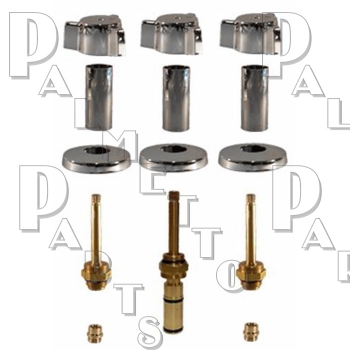 Indiana Brass* 3 Valve Rebuild Kit W/ 1662D Diverter