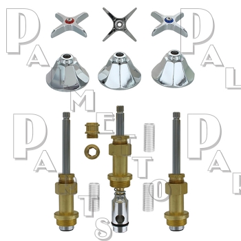 Royal Brass* 3 Valve Tub &amp; Shower Rebuild Kit W/ Old Style Trim