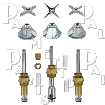 Royal Brass* 3 Valve Tub &amp; Shower Rebuild Kit W/ Old Style Trim