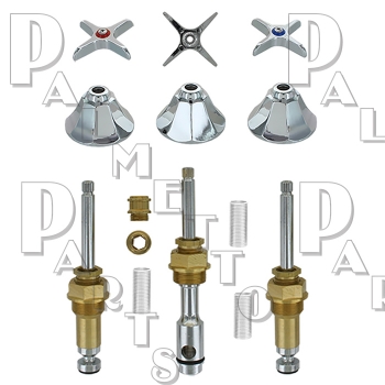 Royal Brass* 3 Valve Tub &amp; Shower Rebuild Kit W/ Old Style Trim