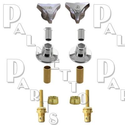 Union Brass* Tub Kit 2 Valve w/ Ceramic Disc Cartridges