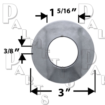 American Standard* Heritage* Escutcheon 3&quot; OD for Hot &amp; Cold