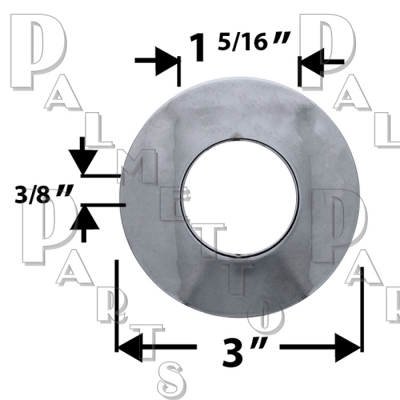 American Standard* Heritage* Escutcheon 3" OD for Hot & Cold