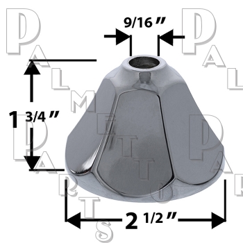 Am. Std Renu* Widespread Lavatory Escutcheon Flange 2-1/2&quot; OD