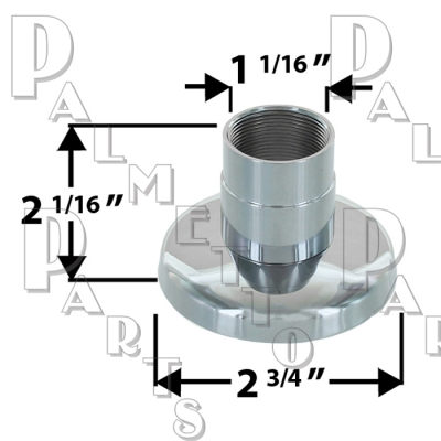 Eljer* Ultima* & Lifetime* Escucheon Flange and Sleeve Assembly