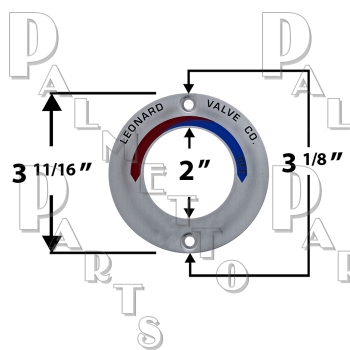 Leonard Wall Flange Dial Plate