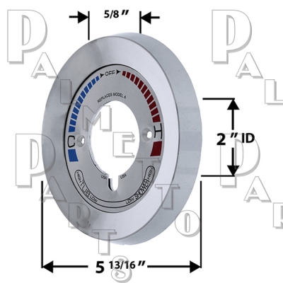 Symmons* Escutcheon Assembly with Diverter Slot