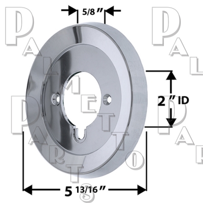 USE P023-600 or P023-601 Symmons* Escutcheon Assembly less Dial