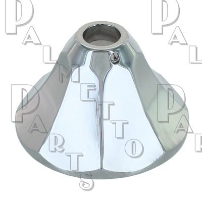 Universal Fluted Escutcheon<BR>9/16" Hole x 2-13/16" Base