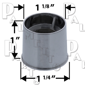 Universal Sleeve 1-1/4&quot;OD x9/16 -20 Thread