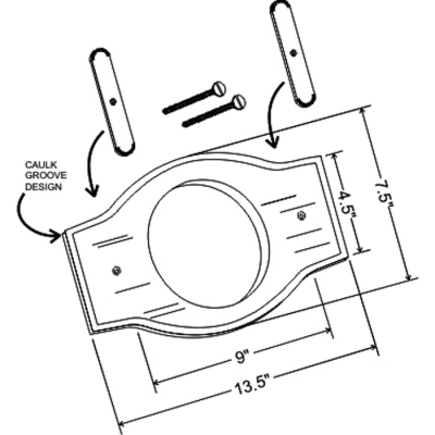 Single Lever Remodeling Plate -White