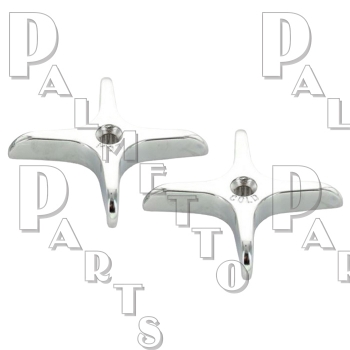 Central Brass Cross Tub Handles (Pair H &amp; C)