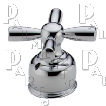 DE Large Metal Cross Diverter Handle -Chrome